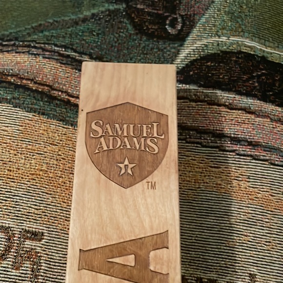 Lot of 2 SAMUEL ADAMS New England IPA Wooden Beer Tap Handles NEW - Picture 4 of 6